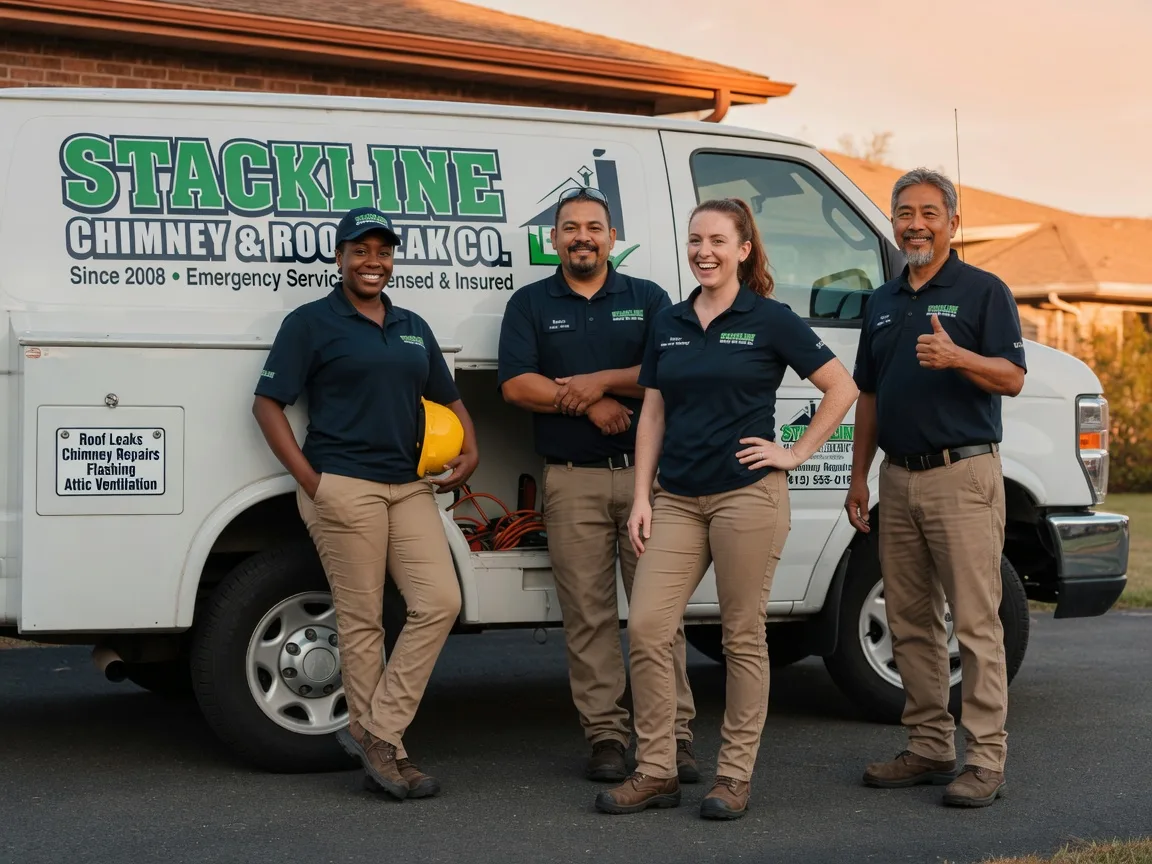 Chimney flashing repair company in Drummond, OK